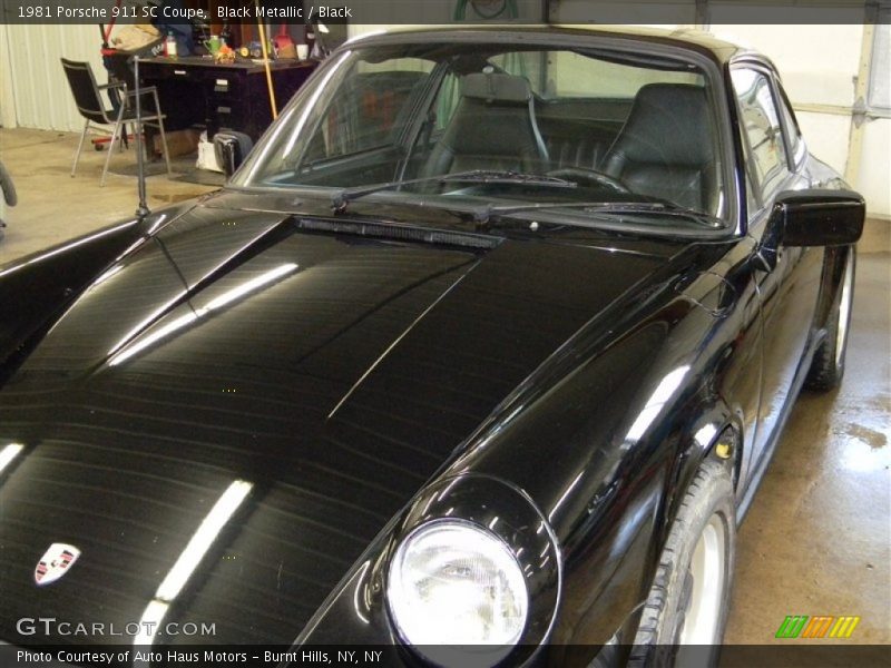 Black Metallic / Black 1981 Porsche 911 SC Coupe
