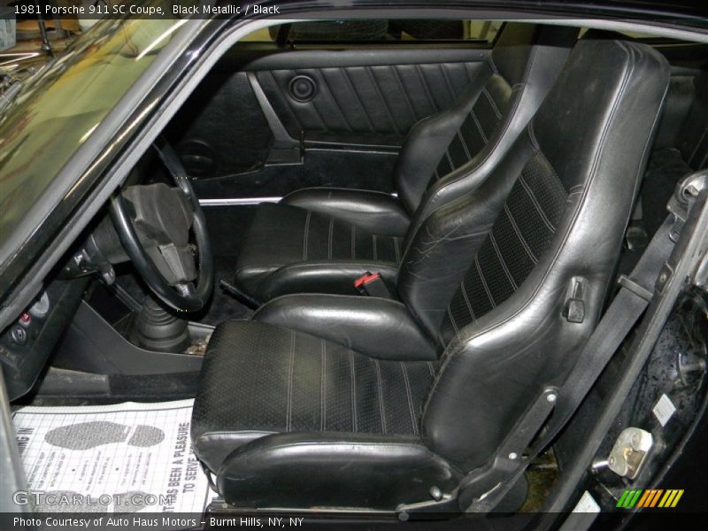  1981 911 SC Coupe Black Interior