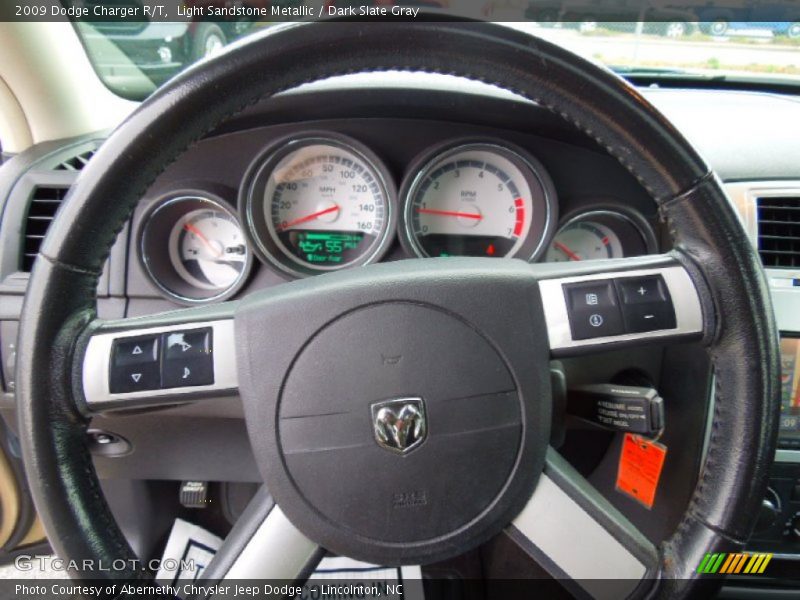 Light Sandstone Metallic / Dark Slate Gray 2009 Dodge Charger R/T