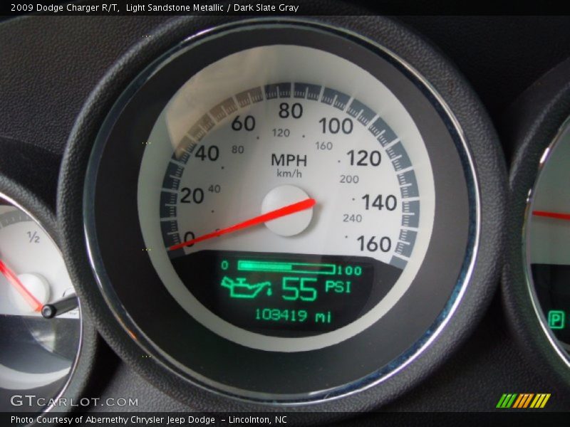 Light Sandstone Metallic / Dark Slate Gray 2009 Dodge Charger R/T