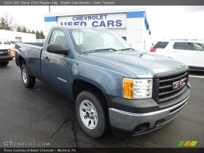 Stealth Gray Metallic / Dark Titanium 2010 GMC Sierra 1500 Regular Cab