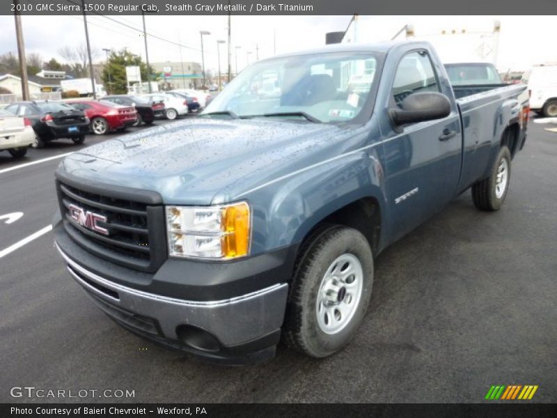 Stealth Gray Metallic / Dark Titanium 2010 GMC Sierra 1500 Regular Cab