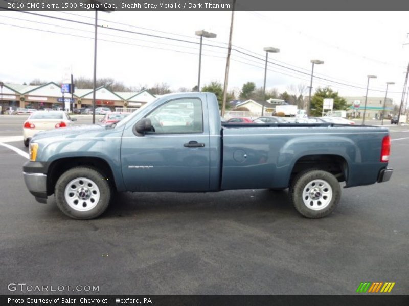 Stealth Gray Metallic / Dark Titanium 2010 GMC Sierra 1500 Regular Cab