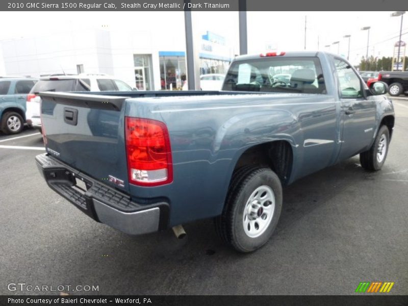 Stealth Gray Metallic / Dark Titanium 2010 GMC Sierra 1500 Regular Cab