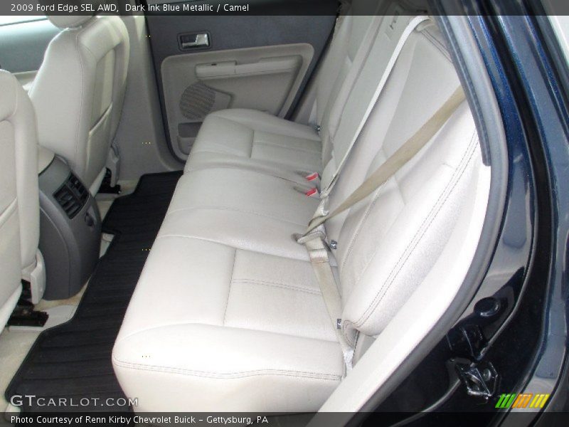 Dark Ink Blue Metallic / Camel 2009 Ford Edge SEL AWD