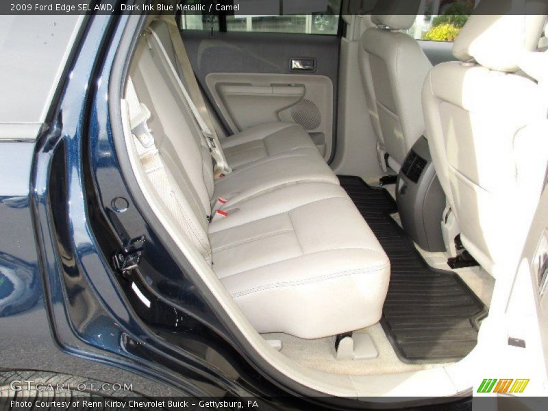 Dark Ink Blue Metallic / Camel 2009 Ford Edge SEL AWD