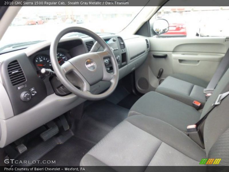 Stealth Gray Metallic / Dark Titanium 2010 GMC Sierra 1500 Regular Cab