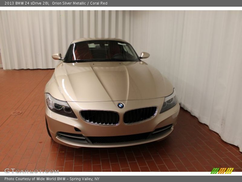 Orion Silver Metallic / Coral Red 2013 BMW Z4 sDrive 28i
