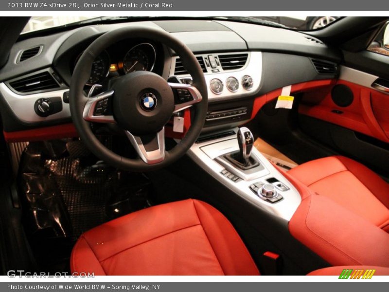 Coral Red Interior - 2013 Z4 sDrive 28i 