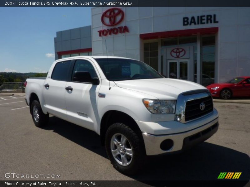 Super White / Graphite Gray 2007 Toyota Tundra SR5 CrewMax 4x4