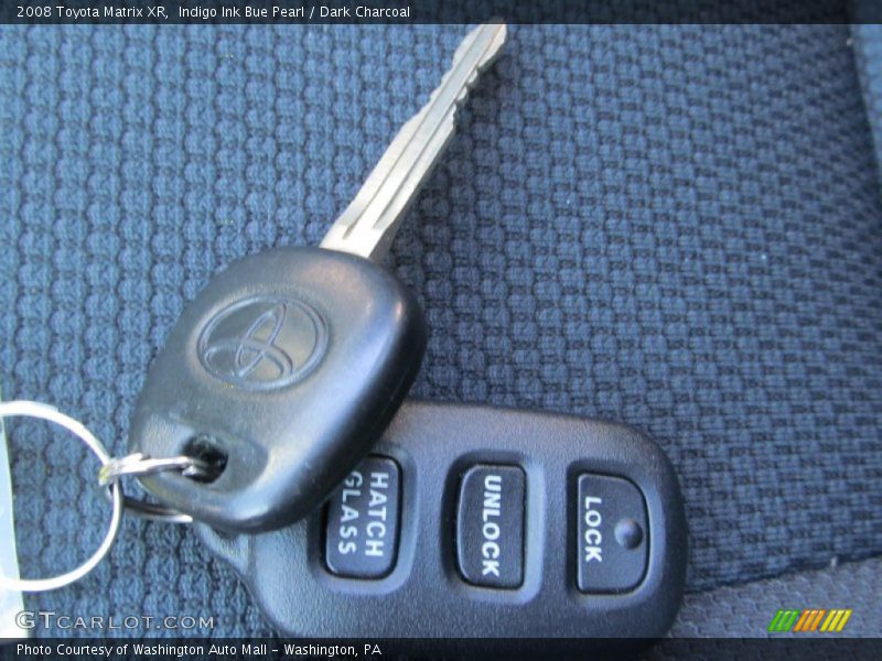 Indigo Ink Bue Pearl / Dark Charcoal 2008 Toyota Matrix XR