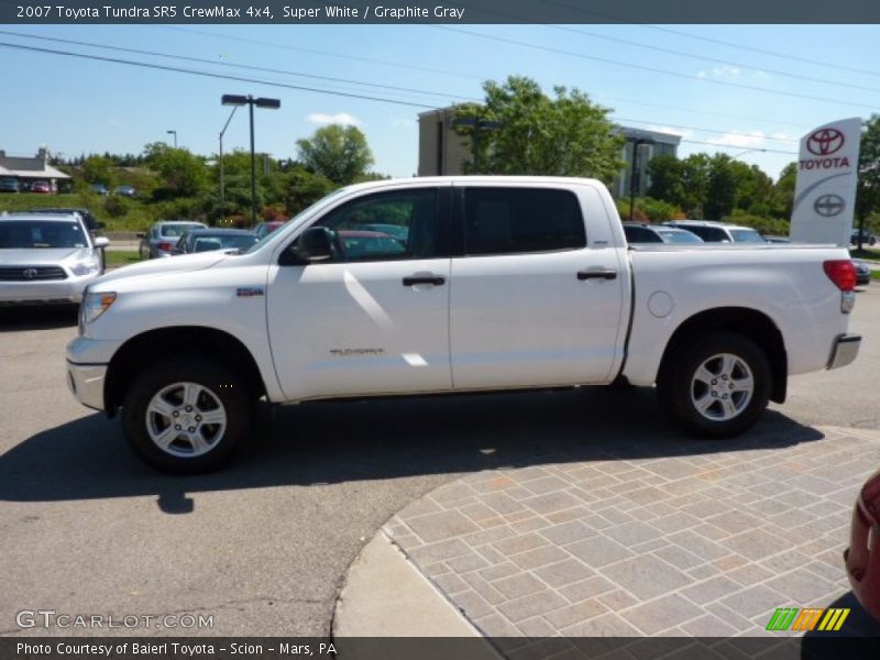 Super White / Graphite Gray 2007 Toyota Tundra SR5 CrewMax 4x4