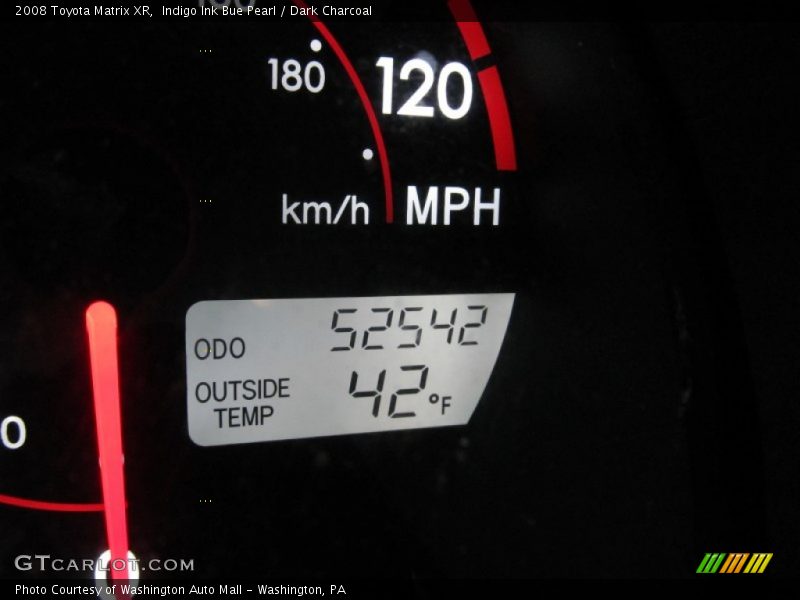 Indigo Ink Bue Pearl / Dark Charcoal 2008 Toyota Matrix XR