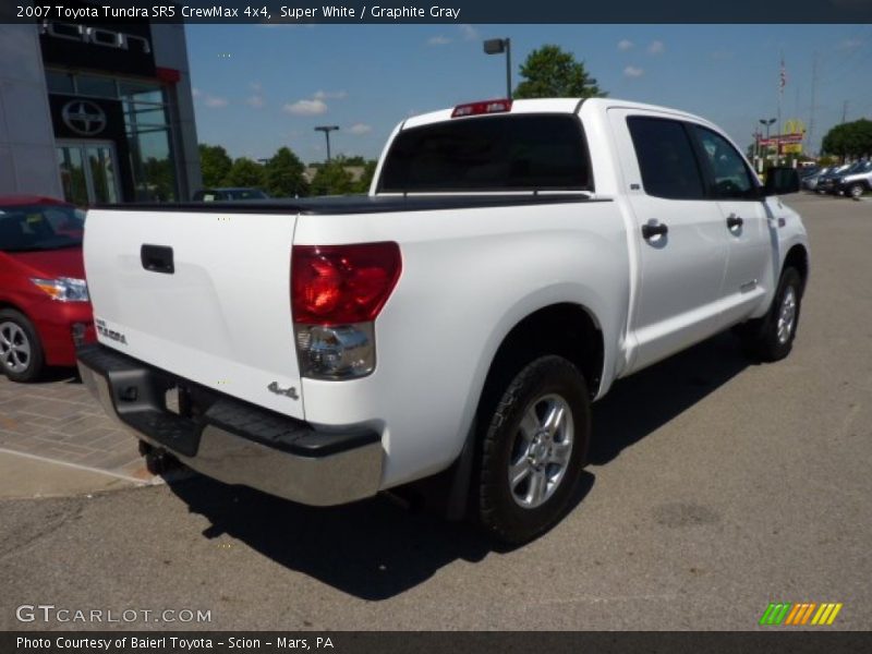 Super White / Graphite Gray 2007 Toyota Tundra SR5 CrewMax 4x4
