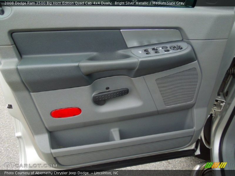 Bright Silver Metallic / Medium Slate Gray 2008 Dodge Ram 3500 Big Horn Edition Quad Cab 4x4 Dually
