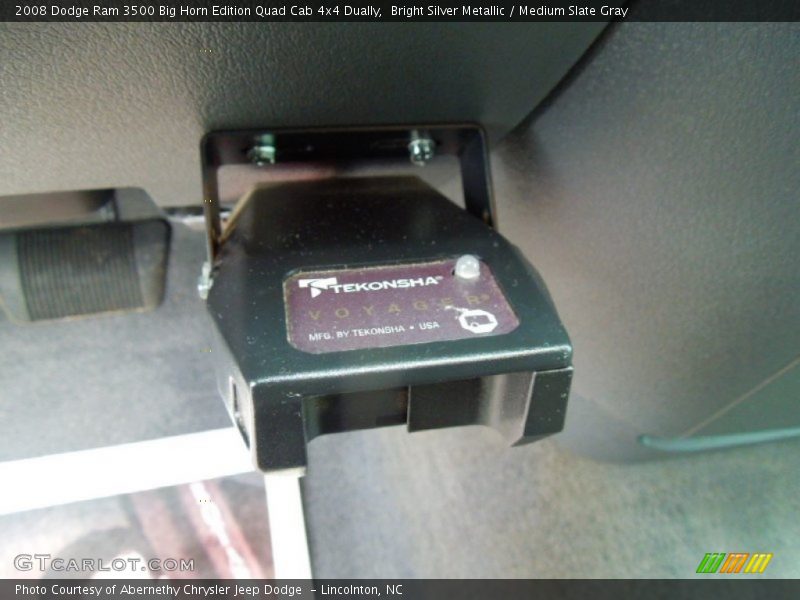 Bright Silver Metallic / Medium Slate Gray 2008 Dodge Ram 3500 Big Horn Edition Quad Cab 4x4 Dually