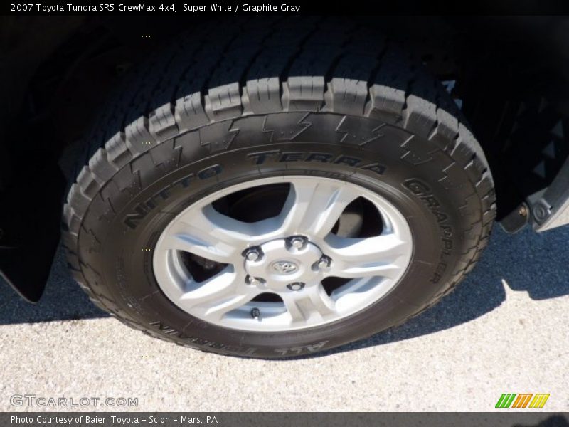Super White / Graphite Gray 2007 Toyota Tundra SR5 CrewMax 4x4