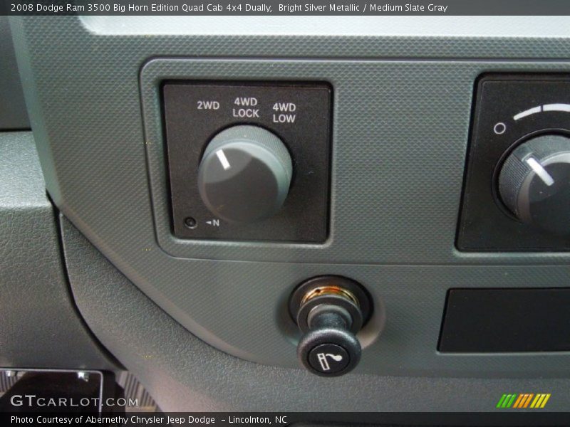 Bright Silver Metallic / Medium Slate Gray 2008 Dodge Ram 3500 Big Horn Edition Quad Cab 4x4 Dually