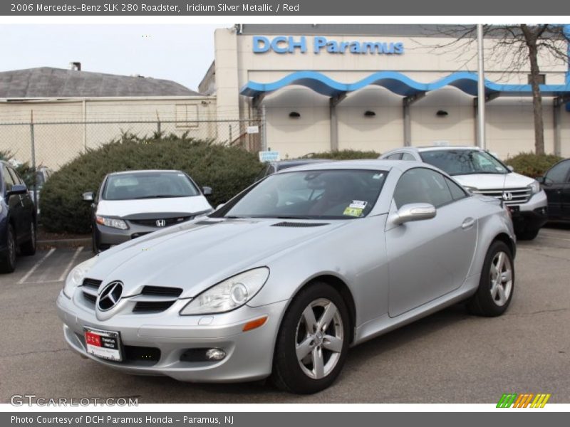 Iridium Silver Metallic / Red 2006 Mercedes-Benz SLK 280 Roadster