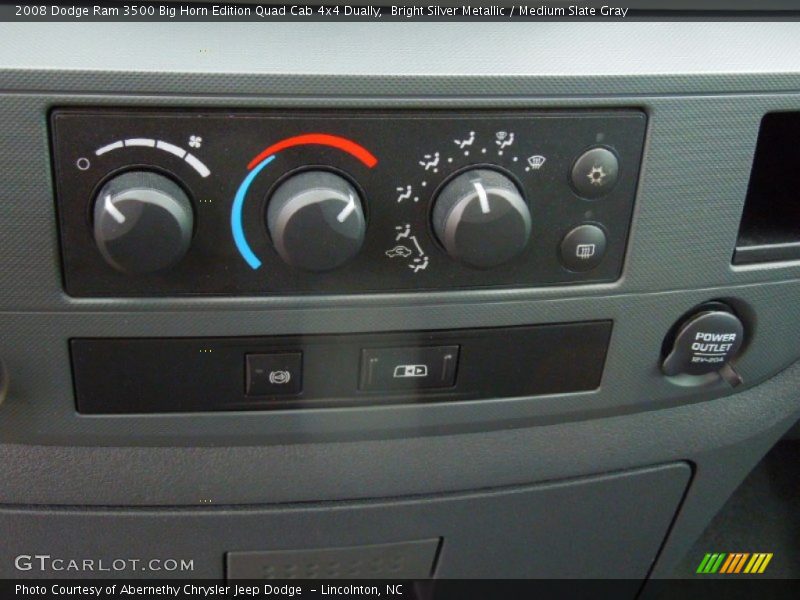 Bright Silver Metallic / Medium Slate Gray 2008 Dodge Ram 3500 Big Horn Edition Quad Cab 4x4 Dually