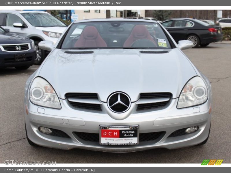 Iridium Silver Metallic / Red 2006 Mercedes-Benz SLK 280 Roadster