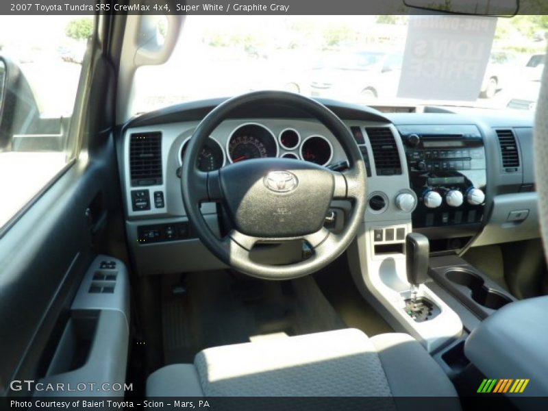 Super White / Graphite Gray 2007 Toyota Tundra SR5 CrewMax 4x4