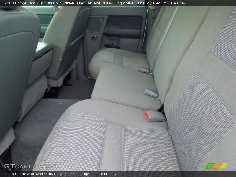 Bright Silver Metallic / Medium Slate Gray 2008 Dodge Ram 3500 Big Horn Edition Quad Cab 4x4 Dually