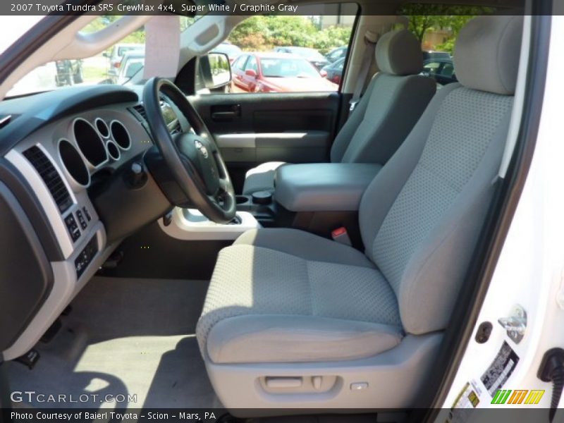 Super White / Graphite Gray 2007 Toyota Tundra SR5 CrewMax 4x4
