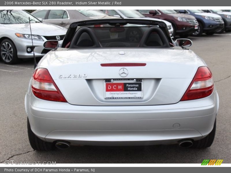 Iridium Silver Metallic / Red 2006 Mercedes-Benz SLK 280 Roadster