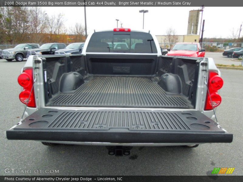 Bright Silver Metallic / Medium Slate Gray 2008 Dodge Ram 3500 Big Horn Edition Quad Cab 4x4 Dually