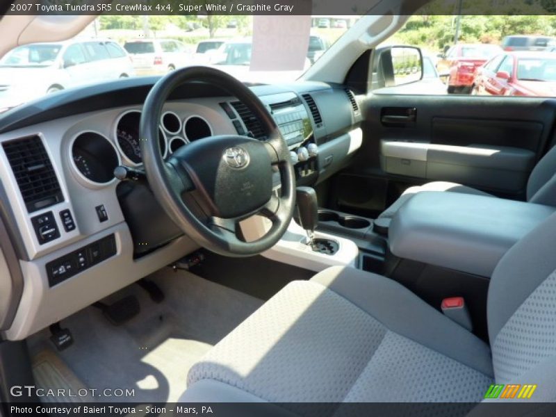 Super White / Graphite Gray 2007 Toyota Tundra SR5 CrewMax 4x4