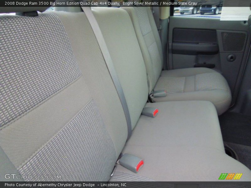 Bright Silver Metallic / Medium Slate Gray 2008 Dodge Ram 3500 Big Horn Edition Quad Cab 4x4 Dually