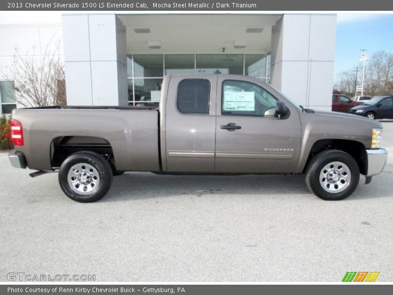 Mocha Steel Metallic / Dark Titanium 2013 Chevrolet Silverado 1500 LS Extended Cab