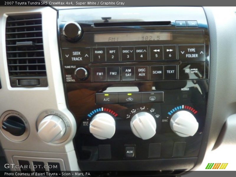 Super White / Graphite Gray 2007 Toyota Tundra SR5 CrewMax 4x4