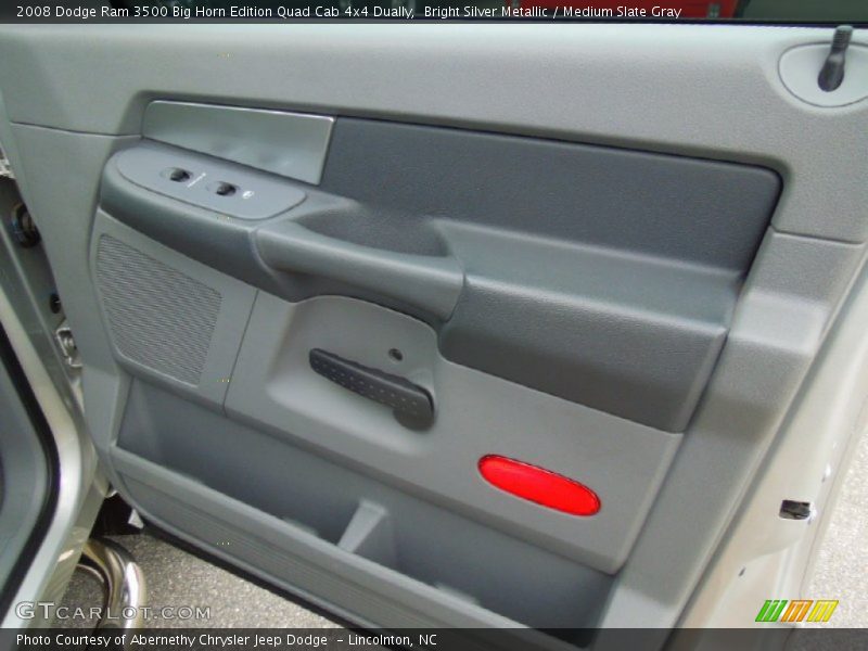 Bright Silver Metallic / Medium Slate Gray 2008 Dodge Ram 3500 Big Horn Edition Quad Cab 4x4 Dually