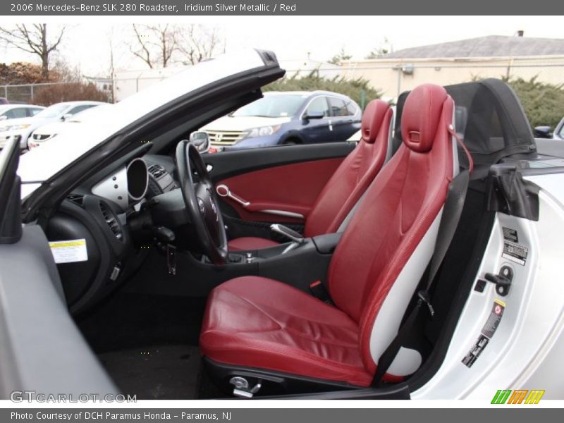  2006 SLK 280 Roadster Red Interior