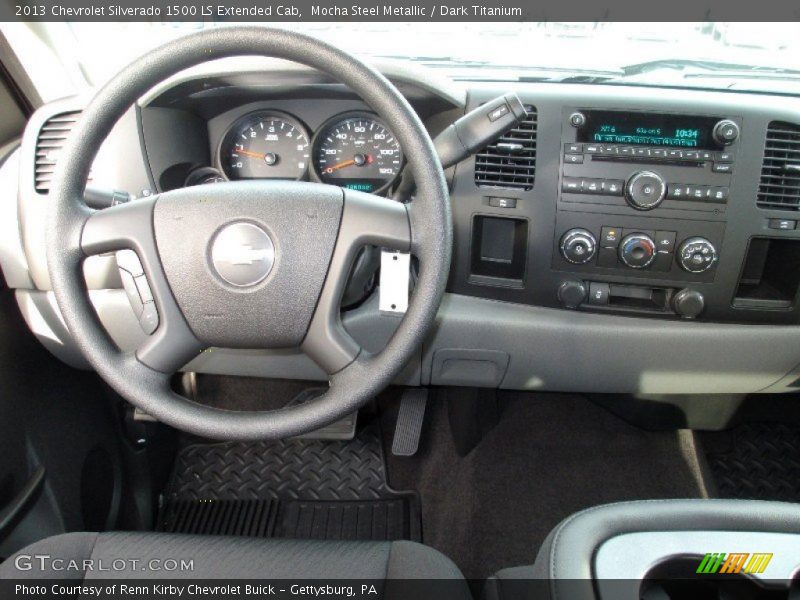 Mocha Steel Metallic / Dark Titanium 2013 Chevrolet Silverado 1500 LS Extended Cab