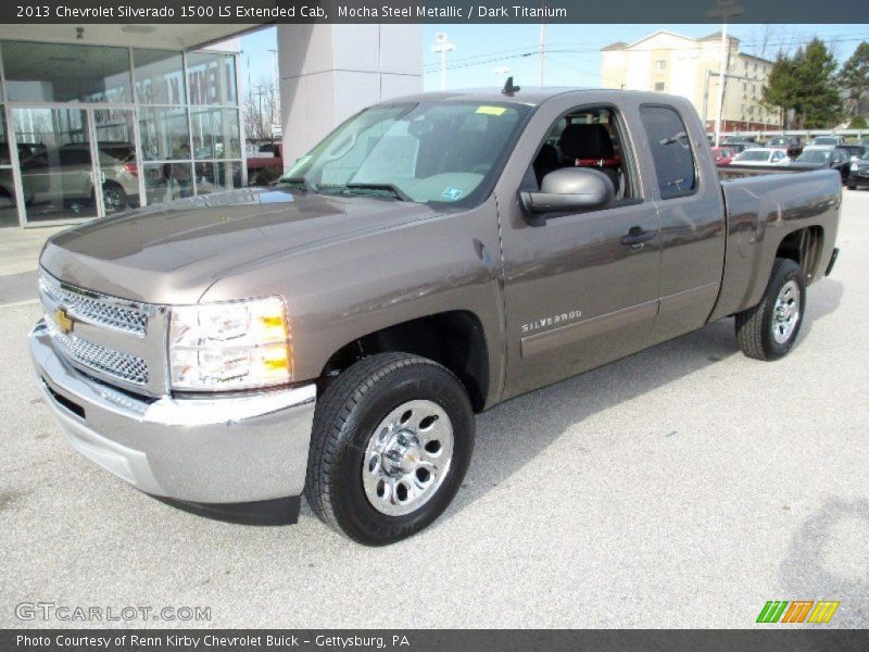Mocha Steel Metallic / Dark Titanium 2013 Chevrolet Silverado 1500 LS Extended Cab