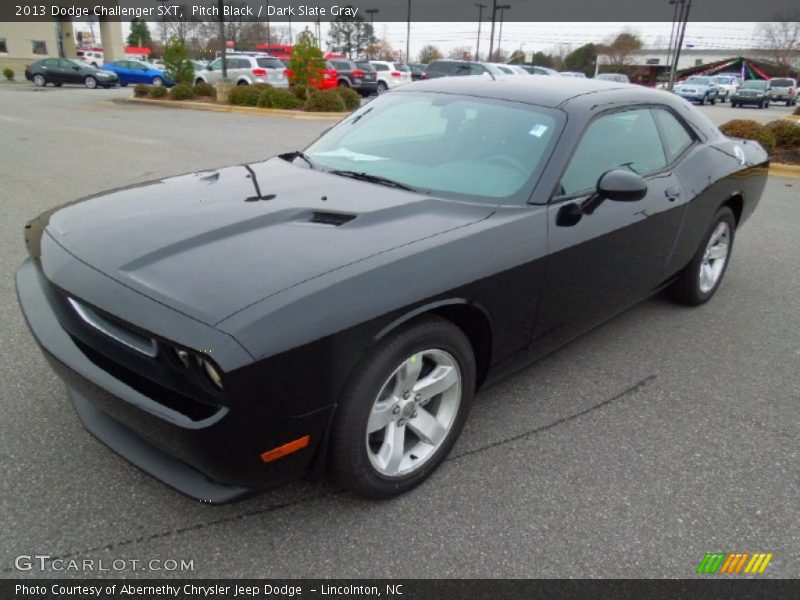 Pitch Black / Dark Slate Gray 2013 Dodge Challenger SXT