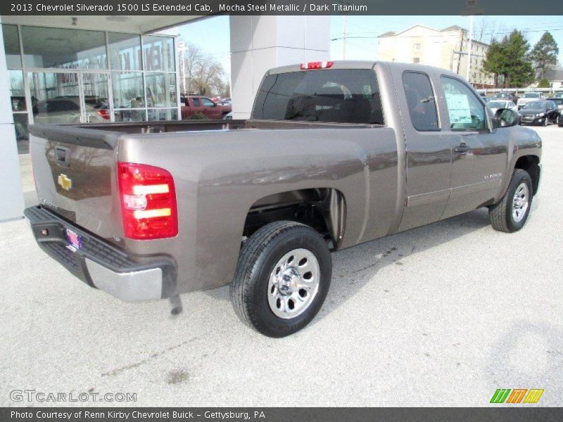 Mocha Steel Metallic / Dark Titanium 2013 Chevrolet Silverado 1500 LS Extended Cab