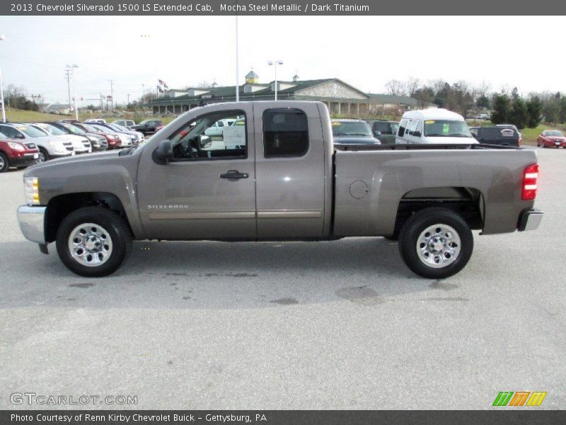 Mocha Steel Metallic / Dark Titanium 2013 Chevrolet Silverado 1500 LS Extended Cab