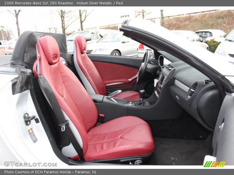 Iridium Silver Metallic / Red 2006 Mercedes-Benz SLK 280 Roadster