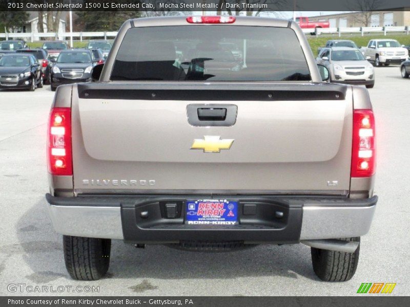 Mocha Steel Metallic / Dark Titanium 2013 Chevrolet Silverado 1500 LS Extended Cab