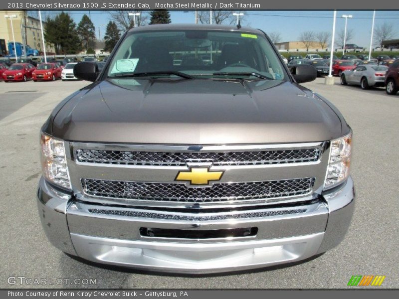 Mocha Steel Metallic / Dark Titanium 2013 Chevrolet Silverado 1500 LS Extended Cab