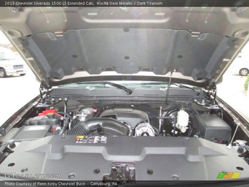 Mocha Steel Metallic / Dark Titanium 2013 Chevrolet Silverado 1500 LS Extended Cab