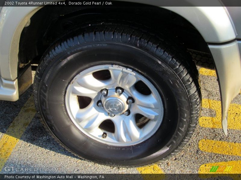 Dorado Gold Pearl / Oak 2002 Toyota 4Runner Limited 4x4