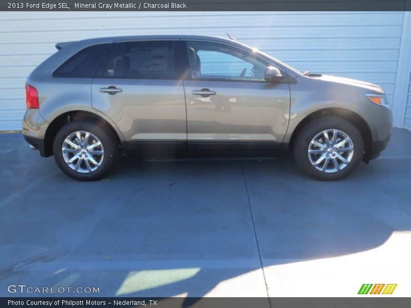 Mineral Gray Metallic / Charcoal Black 2013 Ford Edge SEL