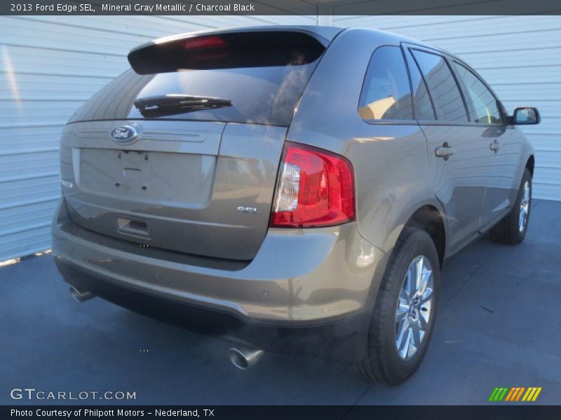 Mineral Gray Metallic / Charcoal Black 2013 Ford Edge SEL