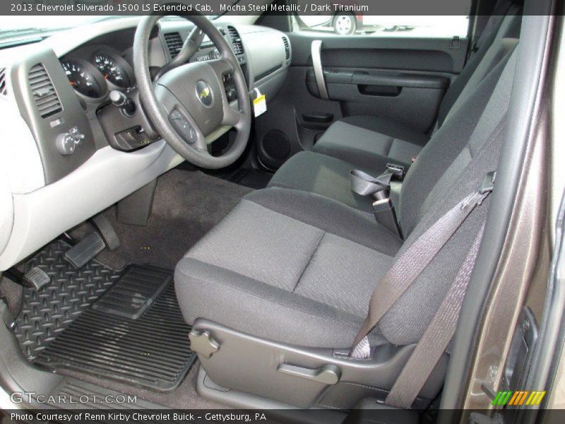 Mocha Steel Metallic / Dark Titanium 2013 Chevrolet Silverado 1500 LS Extended Cab