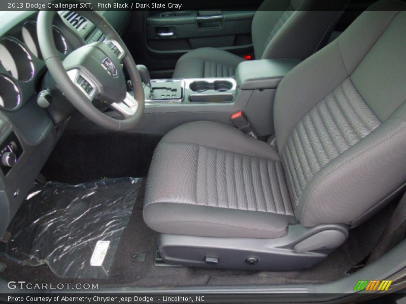 Pitch Black / Dark Slate Gray 2013 Dodge Challenger SXT